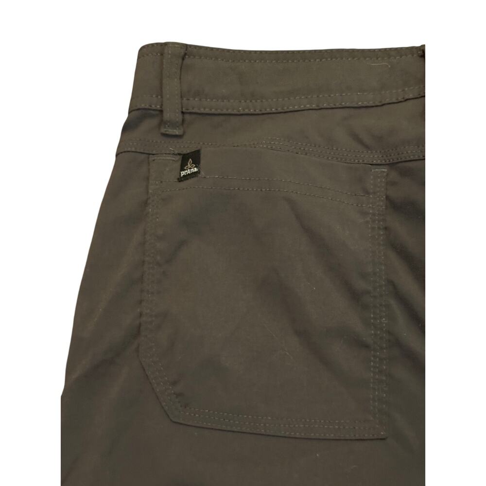 Prana Mens Dark Gray Stretch Belted Straight Hiking Outdoor Cargo Pant Sz Medium - Picture 5 of 6